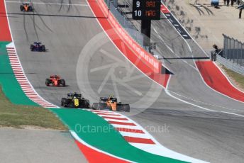 World © Octane Photographic Ltd. Formula 1 – United States GP - Race. McLaren MCL34 – Lando Norris and Renault Sport F1 Team RS19 – Daniel Ricciardo. Circuit of the Americas (COTA), Austin, Texas, USA. Sunday 3rd November 2019.