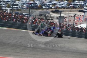World © Octane Photographic Ltd. Formula 1 – United States GP - Race. Scuderia Toro Rosso STR14 – Pierre Gasly. Circuit of the Americas (COTA), Austin, Texas, USA. Sunday 3rd November 2019.