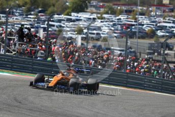 World © Octane Photographic Ltd. Formula 1 – United States GP - Race. McLaren MCL34 – Lando Norris. Circuit of the Americas (COTA), Austin, Texas, USA. Sunday 3rd November 2019.