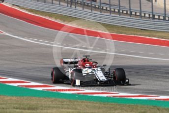 World © Octane Photographic Ltd. Formula 1 – United States GP - Race. Alfa Romeo Racing C38 – Kimi Raikkonen. Circuit of the Americas (COTA), Austin, Texas, USA. Sunday 3rd November 2019.