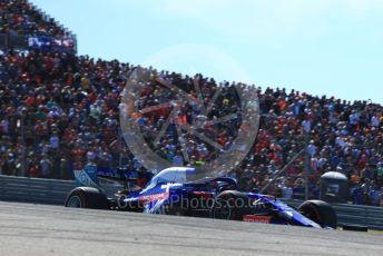 World © Octane Photographic Ltd. Formula 1 – United States GP - Race. Scuderia Toro Rosso STR14 – Pierre Gasly. Circuit of the Americas (COTA), Austin, Texas, USA. Sunday 3rd November 2019.