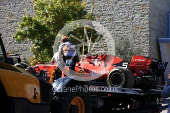 World © Octane Photographic Ltd. Formula 1 – United States GP - Race. Scuderia Ferrari SF90 – Sebastian Vettel retires. Circuit of the Americas (COTA), Austin, Texas, USA. Sunday 3rd November 2019.