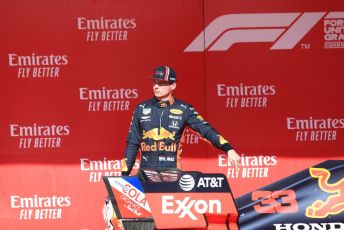 World © Octane Photographic Ltd. Formula 1 – United States GP - Parc Ferme. Aston Martin Red Bull Racing RB15 – Max Verstappen. Circuit of the Americas (COTA), Austin, Texas, USA. Sunday 3rd November 2019.