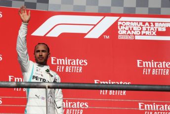 World © Octane Photographic Ltd. Formula 1 – United States GP - Podium. Mercedes AMG Petronas Motorsport AMG F1 W10 EQ Power+ - Lewis Hamilton. Circuit of the Americas (COTA), Austin, Texas, USA. Sunday 3rd November 2019.