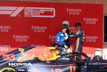 World © Octane Photographic Ltd. Formula 1 – United States GP - Parc Ferme. Aston Martin Red Bull Racing RB15 – Max Verstappen. Circuit of the Americas (COTA), Austin, Texas, USA. Sunday 3rd November 2019.