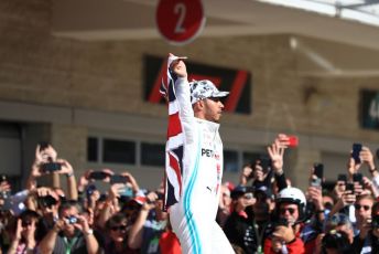 World © Octane Photographic Ltd. Formula 1 – United States GP - Parc Ferme. Mercedes AMG Petronas Motorsport AMG F1 W10 EQ Power+ - World Champion Lewis Hamilton. Circuit of the Americas (COTA), Austin, Texas, USA. Sunday 3rd November 2019.