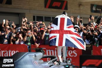 World © Octane Photographic Ltd. Formula 1 – United States GP - Parc Ferme. Mercedes AMG Petronas Motorsport AMG F1 W10 EQ Power+ - World Champion Lewis Hamilton. Circuit of the Americas (COTA), Austin, Texas, USA. Sunday 3rd November 2019.