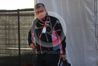 World © Octane Photographic Ltd. Formula 1 - United States GP - Paddock. Otmar Szafnauer - Team Principal of SportPesa Racing Point. Circuit of the Americas (COTA), Austin, Texas, USA. Friday 1st November 2019.