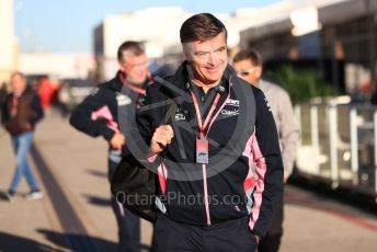World © Octane Photographic Ltd. Formula 1 - United States GP - Paddock. Andy Stevenson – Sporting Director at SportPesa Racing Point. Circuit of the Americas (COTA), Austin, Texas, USA. Friday 1st November 2019.