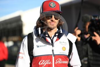 World © Octane Photographic Ltd. Formula 1 – United States GP - Paddock. Alfa Romeo Racing C38 – Antonio Giovinazzi. Circuit of the Americas (COTA), Austin, Texas, USA. Friday 1st November 2019.