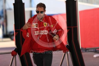World © Octane Photographic Ltd. Formula 1 – United States GP - Paddock. Scuderia Ferrari SF90 – Sebastian Vettel. Circuit of the Americas (COTA), Austin, Texas, USA. Friday 1st November 2019.