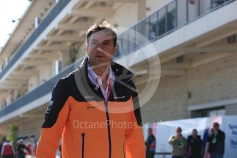 World © Octane Photographic Ltd. Formula 1 - United States GP - Paddock. James Key – Technical Director McLaren. Circuit of the Americas (COTA), Austin, Texas, USA. Saturday 2nd November 2019.