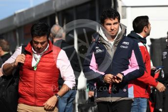 World © Octane Photographic Ltd. Formula 1 – United States GP - Paddock. SportPesa Racing Point RP19 - Sergio Perez. Circuit of the Americas (COTA), Austin, Texas, USA. Saturday 2nd November 2019.