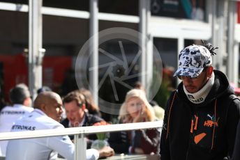 World © Octane Photographic Ltd. Formula 1 – United States GP - Paddock. Mercedes AMG Petronas Motorsport AMG F1 W10 EQ Power+ - Lewis Hamilton. Circuit of the Americas (COTA), Austin, Texas, USA. Saturday 2nd November 2019.