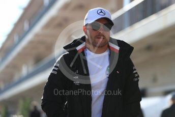 World © Octane Photographic Ltd. Formula 1 – United States GP - Paddock. Mercedes AMG Petronas Motorsport AMG F1 W10 EQ Power+ - Valtteri Bottas. Circuit of the Americas (COTA), Austin, Texas, USA. Sunday 3rd November 2019.