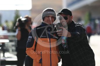 World © Octane Photographic Ltd. Formula 1 – United States GP - Paddock. McLaren MCL34 – Lando Norris. Circuit of the Americas (COTA), Austin, Texas, USA. Sunday 3rd November 2019.