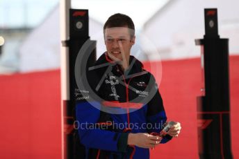 World © Octane Photographic Ltd. Formula 1 – United States GP - Paddock. Scuderia Toro Rosso STR14 – Daniil Kvyat. Circuit of the Americas (COTA), Austin, Texas, USA. Sunday 3rd November 2019.