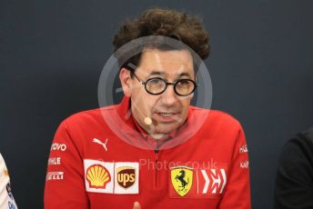 World © Octane Photographic Ltd. Formula 1 - United States GP – Friday FIA Team Press Conference. Mattia Binotto – Team Principal of Scuderia Ferrari. Circuit of the Americas (COTA), Austin, Texas, USA. Friday 1st November 2019.