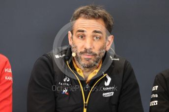 World © Octane Photographic Ltd. Formula 1 - United States GP – Friday FIA Team Press Conference. Cyril Abiteboul - Managing Director of Renault Sport Racing Formula 1 Team. Circuit of the Americas (COTA), Austin, Texas, USA. Friday 1st November 2019.