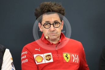 World © Octane Photographic Ltd. Formula 1 - United States GP – Friday FIA Team Press Conference. Mattia Binotto – Team Principal of Scuderia Ferrari. Circuit of the Americas (COTA), Austin, Texas, USA. Friday 1st November 2019.