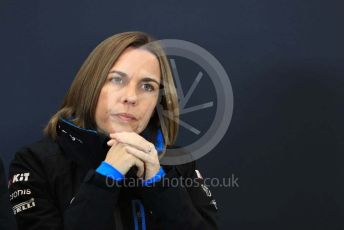 World © Octane Photographic Ltd. Formula 1 - United States GP – Friday FIA Team Press Conference. Claire Williams - Deputy Team Principal of ROKiT Williams Racing. Circuit of the Americas (COTA), Austin, Texas, USA. Friday 1st November 2019.