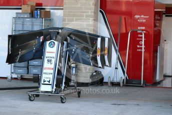 World © Octane Photographic Ltd. Formula 1 – United States GP - Pit Lane. Alfa Romeo Racing C38. Circuit of the Americas (COTA), Austin, Texas, USA. Thursday 31st October 2019.