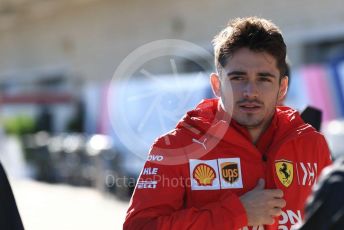 World © Octane Photographic Ltd. Formula 1 – United States GP - Paddock. Scuderia Ferrari SF90 – Charles Leclerc. Circuit of the Americas (COTA), Austin, Texas, USA. Thursday 31st October 2019.