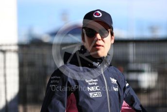 World © Octane Photographic Ltd. Formula 1 – United States GP - Paddock. SportPesa Racing Point RP19 – Lance Stroll. Circuit of the Americas (COTA), Austin, Texas, USA. Thursday 31st October 2019.