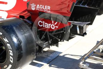 World © Octane Photographic Ltd. Formula 1 – United States GP - Pit Lane. Alfa Romeo Racing C38 – Kimi Raikkonen. Circuit of the Americas (COTA), Austin, Texas, USA. Thursday 31st October 2019.