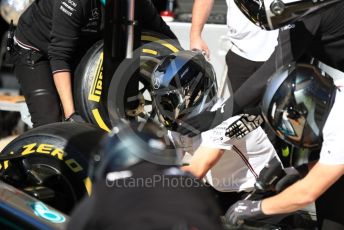 World © Octane Photographic Ltd. Formula 1 – United States GP - Pit Lane. Mercedes AMG Petronas Motorsport AMG F1 W10 EQ Power+. Circuit of the Americas (COTA), Austin, Texas, USA. Thursday 31st October 2019.