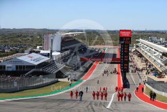 World © Octane Photographic Ltd. Formula 1 – United States GP - Track Walk. Scuderia Ferrari SF90 – Charles Leclerc. Circuit of the Americas (COTA), Austin, Texas, USA. Thursday 31st October 2019.