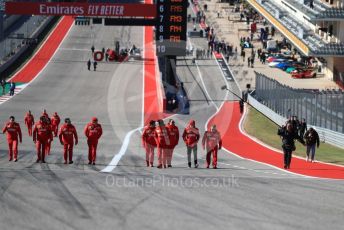 World © Octane Photographic Ltd. Formula 1 – United States GP - Track Walk. Scuderia Ferrari SF90 – Charles Leclerc. Circuit of the Americas (COTA), Austin, Texas, USA. Thursday 31st October 2019.