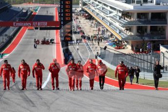 World © Octane Photographic Ltd. Formula 1 – United States GP - Track Walk. Scuderia Ferrari SF90 – Charles Leclerc. Circuit of the Americas (COTA), Austin, Texas, USA. Thursday 31st October 2019.