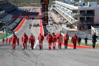 World © Octane Photographic Ltd. Formula 1 – United States GP - Track Walk. Scuderia Ferrari SF90 – Charles Leclerc. Circuit of the Americas (COTA), Austin, Texas, USA. Thursday 31st October 2019.