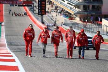 World © Octane Photographic Ltd. Formula 1 – United States GP - Track Walk. Scuderia Ferrari SF90 – Sebastian Vettel. Circuit of the Americas (COTA), Austin, Texas, USA. Thursday 31st October 2019.