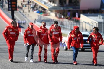 World © Octane Photographic Ltd. Formula 1 – United States GP - Track Walk. Scuderia Ferrari SF90 – Sebastian Vettel. Circuit of the Americas (COTA), Austin, Texas, USA. Thursday 31st October 2019.