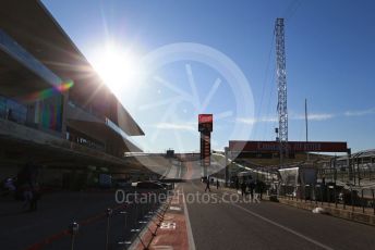 World © Octane Photographic Ltd. Formula 1 – United States GP - Pit Lane. Circuit of the Americas (COTA), Austin, Texas, USA. Thursday 31st October 2019.