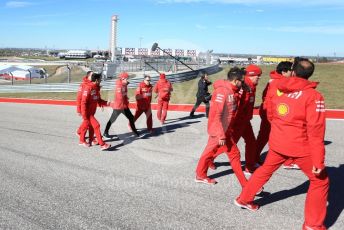 World © Octane Photographic Ltd. Formula 1 – United States GP - Track Walk. Scuderia Ferrari SF90 – Charles Leclerc. Circuit of the Americas (COTA), Austin, Texas, USA. Thursday 31st October 2019.