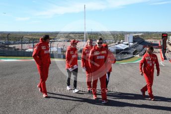 World © Octane Photographic Ltd. Formula 1 – United States GP - Track Walk. Scuderia Ferrari SF90 – Sebastian Vettel. Circuit of the Americas (COTA), Austin, Texas, USA. Thursday 31st October 2019.