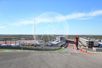 World © Octane Photographic Ltd. Formula 1 – United States GP. View from Turn 1. Circuit of the Americas (COTA), Austin, Texas, USA. Thursday 31st October 2019.