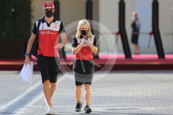 World © Octane Photographic Ltd. Formula 1 – Etihad F1 Grand Prix Abu Dhabi. Alfa Romeo Racing Orlen C41 – Antonio Giovinazzi. Yas Marina Circuit, Abu Dhabi. Thursday 9th December 2021 Paddock.