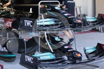 World © Octane Photographic Ltd. Formula 1 – Etihad F1 Grand Prix Abu Dhabi. Mercedes AMG Petronas F1 Team F1 W12 - Valtteri Bottas. Yas Marina Circuit, Abu Dhabi. Thursday 9th December 2021 Pitlane.