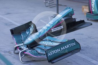 World © Octane Photographic Ltd. Formula 1 – Etihad F1 Grand Prix Abu Dhabi. Aston Martin Cognizant F1 Team AMR21– Lance Stroll. Yas Marina Circuit, Abu Dhabi. Thursday 9th December 2021 Pitlane.