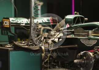 World © Octane Photographic Ltd. Formula 1 – Etihad F1 Grand Prix Abu Dhabi. Aston Martin Cognizant F1 Team AMR21 – Sebastian Vettel. Yas Marina Circuit, Abu Dhabi. Thursday 9th December 2021 Pitlane.