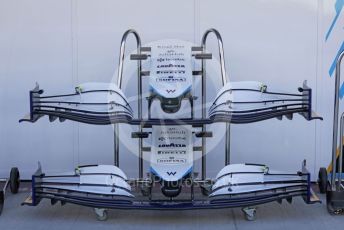 World © Octane Photographic Ltd. Formula 1 – Etihad F1 Grand Prix Abu Dhabi. Williams Racing FW 43B. Yas Marina Circuit, Abu Dhabi. Thursday 9th December 2021 Pitlane.