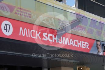 World © Octane Photographic Ltd. Formula 1 – Etihad F1 Grand Prix Abu Dhabi. Uralkali Haas F1 Team VF21 – Mick Schumacher. Yas Marina Circuit, Abu Dhabi. Thursday 9th December 2021 Pitlane.