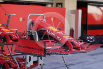 World © Octane Photographic Ltd. Formula 1 – Etihad F1 Grand Prix Abu Dhabi. Scuderia Ferrari Mission Winnow SF21. Yas Marina Circuit, Abu Dhabi. Thursday 9th December 2021 Pitlane.