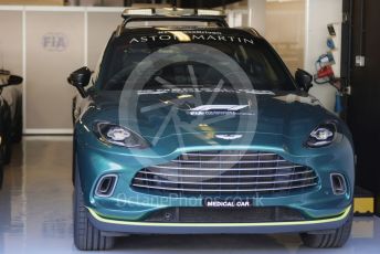 World © Octane Photographic Ltd. Formula 1 – Etihad F1 Grand Prix Abu Dhabi. Aston Martin Medical Car. Yas Marina Circuit, Abu Dhabi. Thursday 9th December 2021 Pitlane.