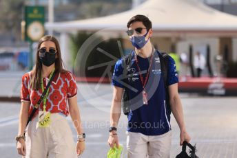 World © Octane Photographic Ltd. Formula 1 – Etihad F1 Grand Prix Abu Dhabi. Williams Racing FW 43B Reserve Driver – Jack Aitken and Alex Thomson. Yas Marina Circuit, Abu Dhabi. Thursday 9th December 2021 Paddock.