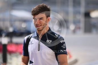 World © Octane Photographic Ltd. Formula 1 – Etihad F1 Grand Prix Abu Dhabi. Scuderia AlphaTauri Honda AT02 – Pierre Gasly. Yas Marina Circuit, Abu Dhabi. Thursday 9th December 2021 Paddock.
